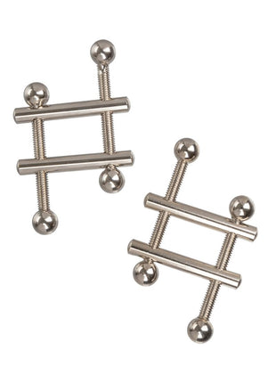 Nipple Grips Crossbar Nipple Vices - Silver