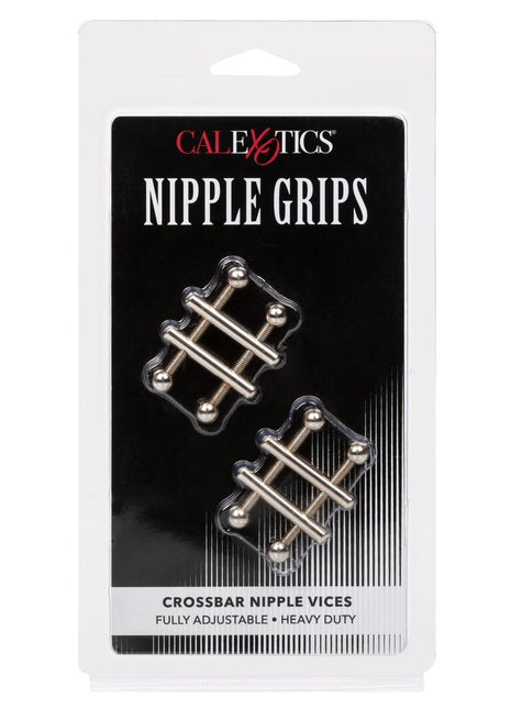 Nipple Grips Crossbar Nipple Vices - Silver