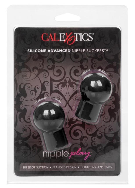 Nipple Play Advanced Silicone Nipple Suckers - Black