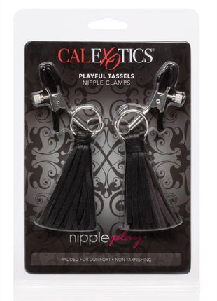 Nipple Play Playful Tassels Nipple Clamps - Black