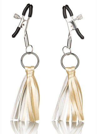 Nipple Play Playful Tassels Nipple Clamps - Gold