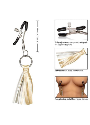 Nipple Play Playful Tassels Nipple Clamps