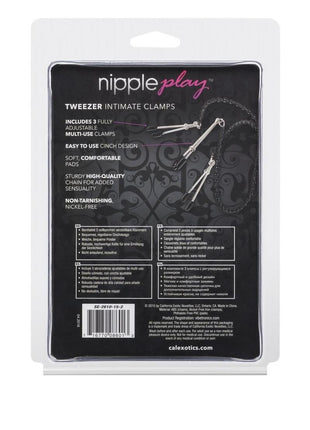 Nipple Play Tweezer Intimate Nipple and Clitoral Clamps