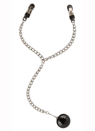 Nipple Play Weighted Disc Nipple Clamps - Silver