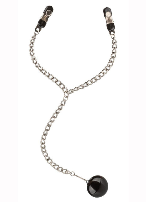 Nipple Play Weighted Disc Nipple Clamps - Silver