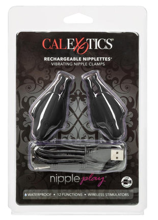 Nipply Play Rechargeable Nipplettes - Black