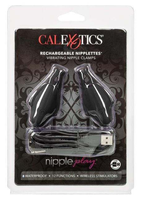 Nipply Play Rechargeable Nipplettes - Black
