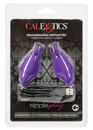 Nipply Play Rechargeable Nipplettes - Purple