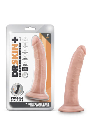 Dr. Skin Plus Gold Collection Posable Dildo 7in