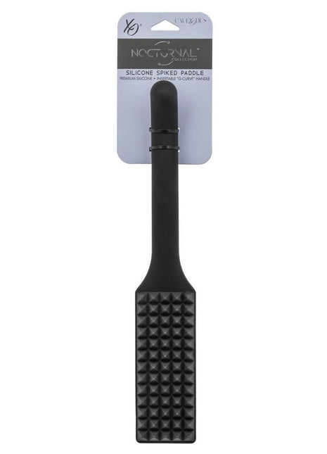 Nocturnal Collection Silicone Spiked Paddle - Black