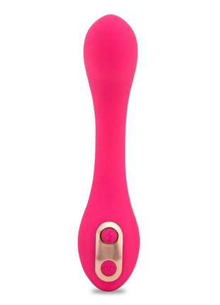 Nu Sensuelle Libi Flexible Rechargeable Silicone G-Spot Vibrator - Deep Pink/Pink