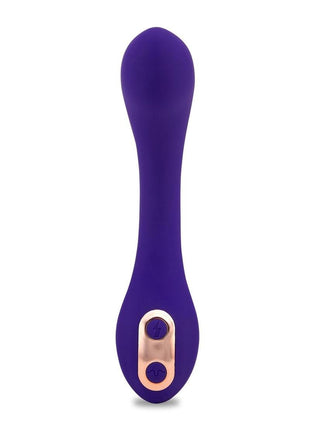 Nu Sensuelle Libi Flexible Rechargeable Silicone G-Spot Vibrator - Deep Purple/Purple
