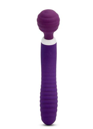 Nu Sensuelle Lolly Nubii Flexible Rechargeable Silicone Wand - Purple/White