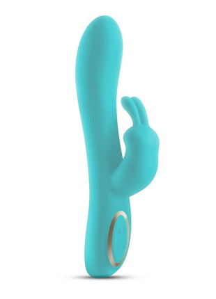 Obsessions Hera Rechargeable Silicone Rabbit Vibrator - Aqua/Blue