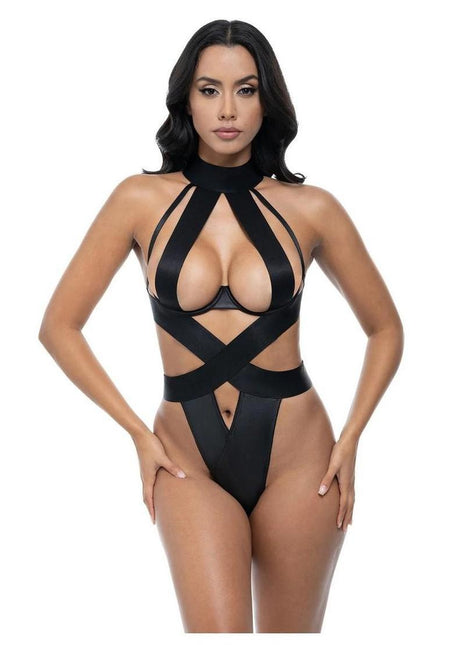 Oh LA LA Lydie Teddy - Black - Large/XLarge