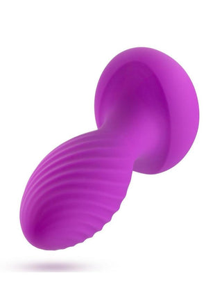 Oh My Gem Charm Rechargeable Silicone Anal Plug - Amethyst