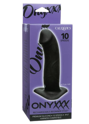 Onyxxx Rechargeable Silicone Beginner Stud - Black