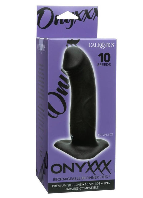 Onyxxx Rechargeable Silicone Beginner Stud - Black
