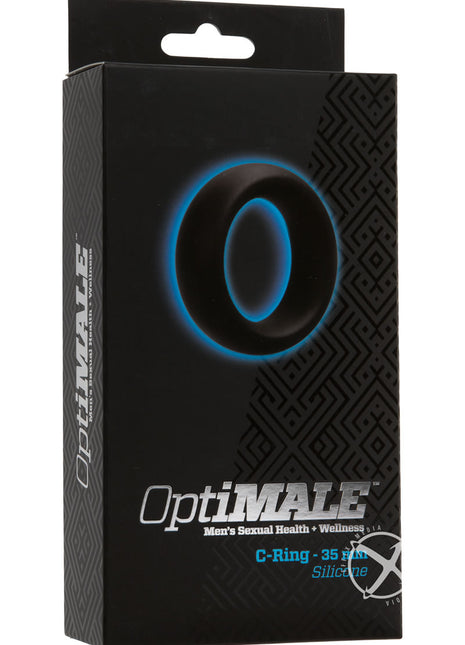 Optimale Silicone Cock Ring - Black - 35mm