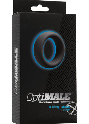 Optimale Silicone Cock Ring - Grey/Slate - 35mm