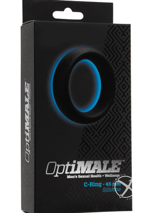 Optimale Silicone Cock Ring - Black - 45mm