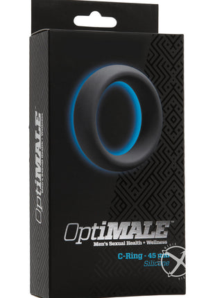 Optimale Silicone Cock Ring - Grey/Slate - 45mm