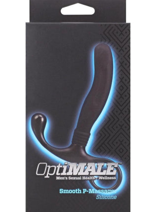 Optimale Smooth Silicone Prostate Massager - Black