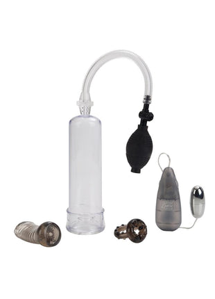 Optimum Series Sta-Hard Erecotor Set Penis Pump - Clear