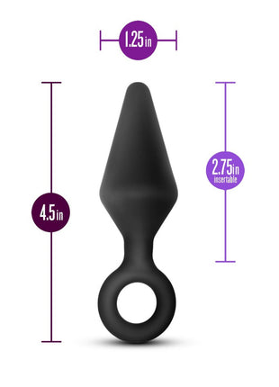 Anal Adventures Platinum Silicone Loop Plug