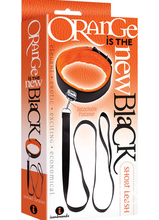 Orange Is The New Black Short Leash - Black/Orange