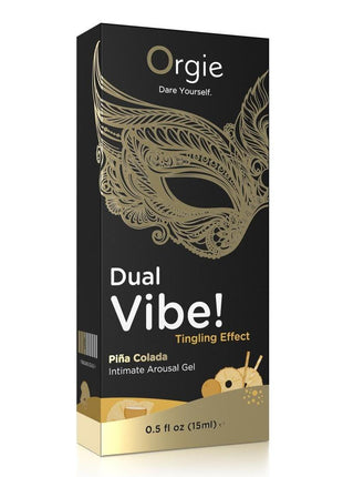 Orgie Dual Vibe Kissable Liquid Vibrator Gel - Pina Colada