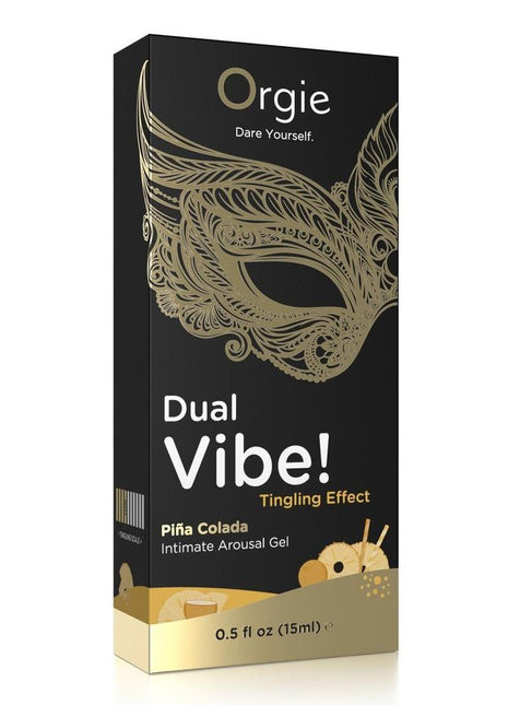 Orgie Dual Vibe Kissable Liquid Vibrator Gel - Pina Colada