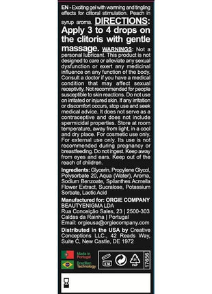 Orgie Orgasm Drops - Vibe! - Tingling Clitoral Arousal Serum