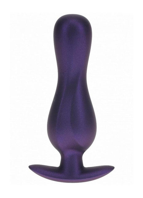 Ouch! Curvy Anal Plug Silicone - Metallic - Purple