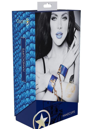 Ouch! Florence Collection Handcuffs - Blue