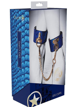 Ouch! Florence Collection Leg Cuffs - Blue
