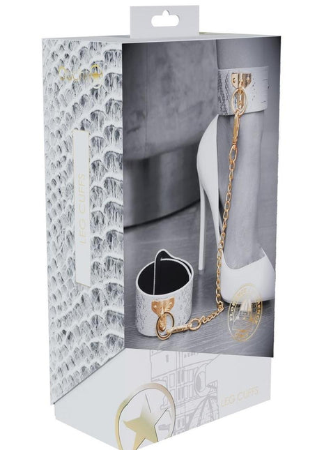 Ouch! Florence Collection Leg Cuffs - White