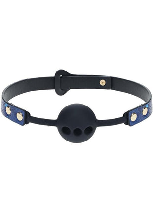 Ouch! Florence Collection Silicone Ball Gag - Blue