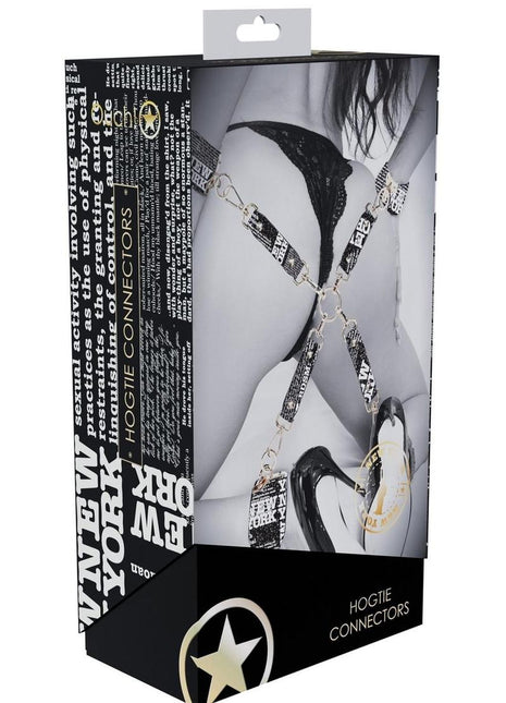 Ouch! Ny Collection Hogtie Connectors - Black