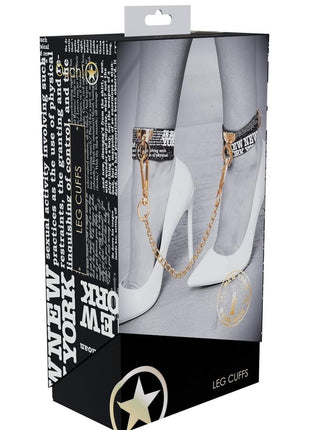 Ouch! Ny Collection Leg Cuffs - Black