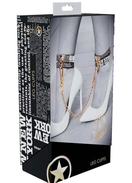 Ouch! Ny Collection Leg Cuffs - Black
