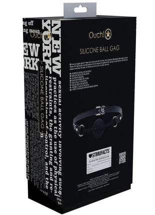 Ouch! Ny Collection Silicone Ball Gag