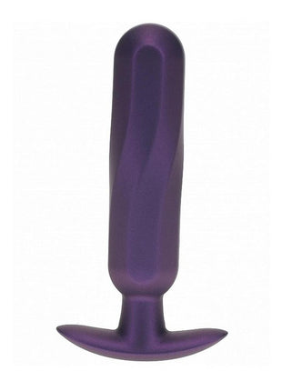 Ouch! Oblong Anal Plug Silicone - Metallic - Purple