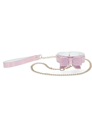 Ouch! Paris Collection Collar with Leash - Pink
