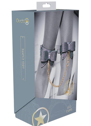 Ouch! Paris Collection Leg Cuffs - Black