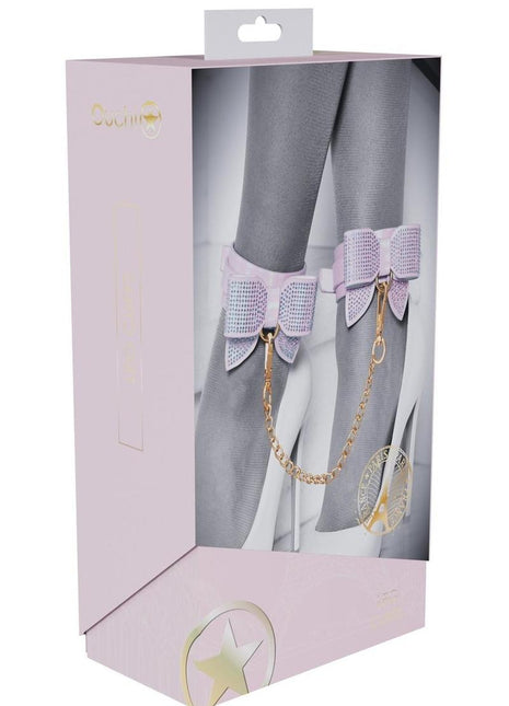 Ouch! Paris Collection Leg Cuffs - Pink