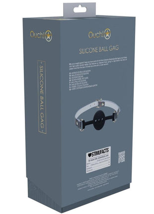 Ouch! Paris Collection Silicone Ball Gag