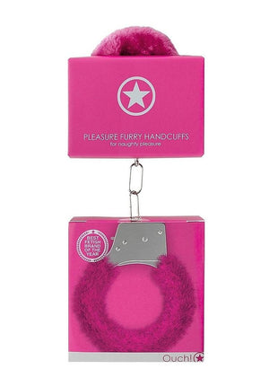 Ouch! Pleasure Handcuffs Furry - Pink