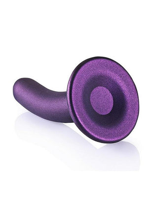 Ouch! Smooth G-Spot Silicone Dildo 5in - Metallic