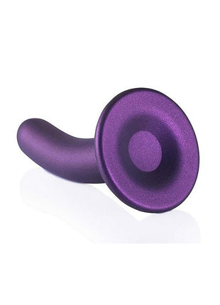 Ouch! Smooth G-Spot Silicone Dildo 6in - Metallic